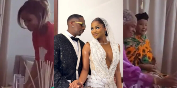 Priscilla Ojo Goes Full Housewife Mode in Tanzania, Cooks for Mother-in-Law