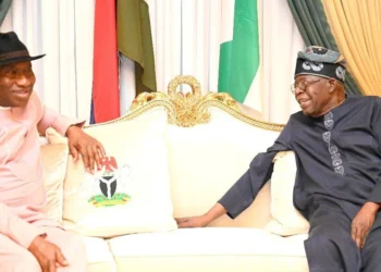 BREAKING: Former President Jonathan briefs Tinubu on crisis in Guinea-Bissau