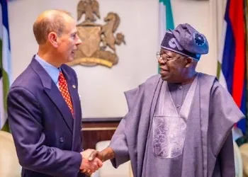 Nigerian youths central to our reforms, Tinubu assures Duke of Edinburgh