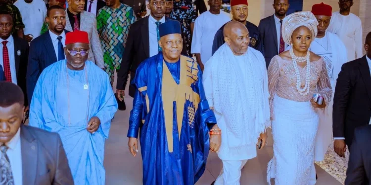 Shettima, Oborevwori, Okowa, others storm Delta for Elumelu father in-law’s burial