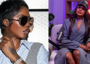 Heartwarming moment Tiwa Savage and Seyi Shay settle their differences with a big hug (Video)