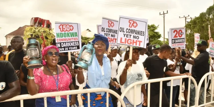 Ndokwa protesters storm Govt House, vow to boycott 2027 polls over lack of electricity in communities