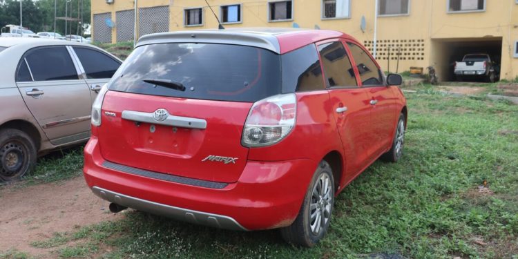 Police recover stolen car, arrest two in Ogun 