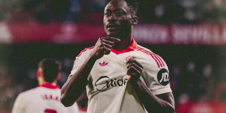 Akor Adams reflects on LALIGA adaptation, growth at Sevilla