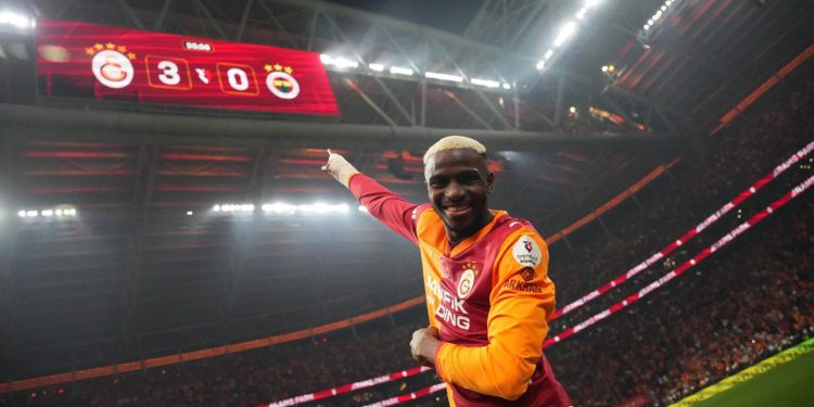 Osimhen strikes as Galatasaray close in on Turkish title with derby win
