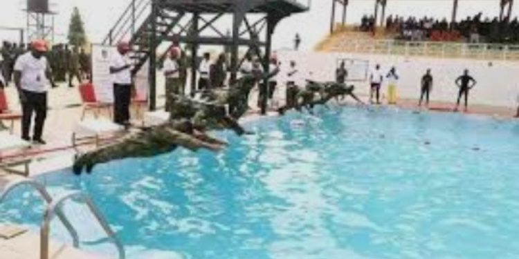 Abyssinia Tops NDA Inter-Battalion Combat Swimming Competition
