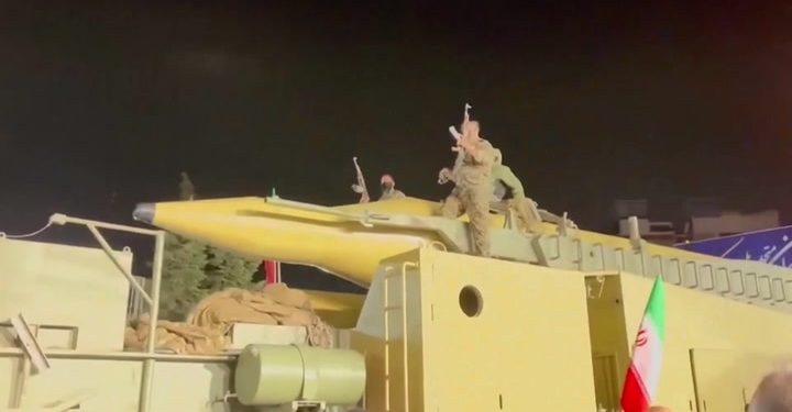 Iran shows off what appears to be a ballistic missile at Tehran rally | News