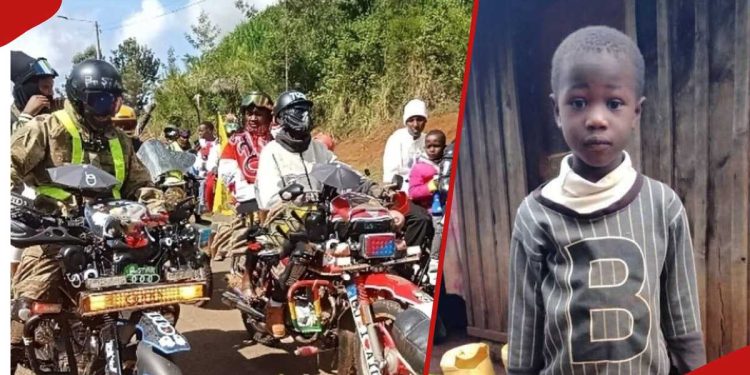Tharaka Nithi: Boda boda riders make grand entrance at Kwa Mbae home, raise KSh 165k for ailing boy