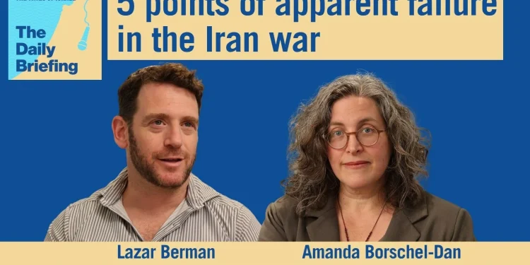 Daily Briefing Apr. 19 – 5 points of apparent failure in the Iran war