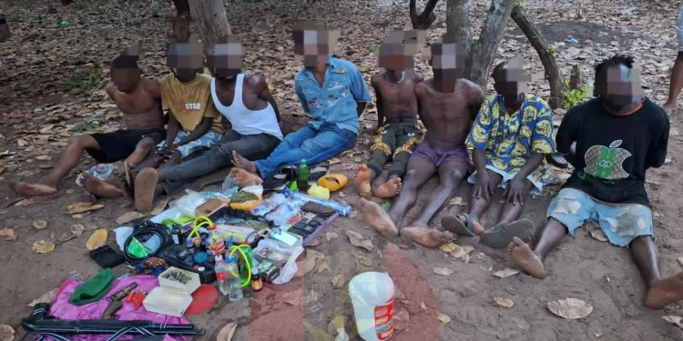 Security operatives raid kidnappers’ hideout in Edo forest, arrest two suspects