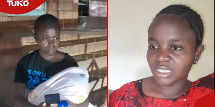 Kiambu: Relief as well-wishers rent house for woman sleeping with baby in cold after uncle left her