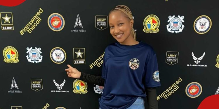 Celebration as Kenyan lady studying in US joins Navy: "Proud to be starting new journey"