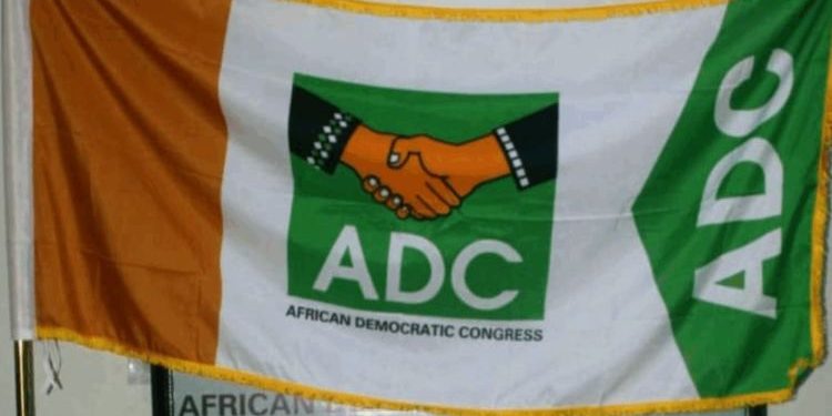 ADC supporters protest at INEC office, demand recognition of Mark