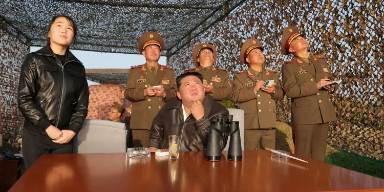 North Korea again tests cluster munitions in launch observed by Kim and his daughter