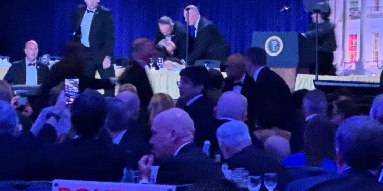 Shots fired as gunman charges at White House correspondents’ dinner; Trump unharmed