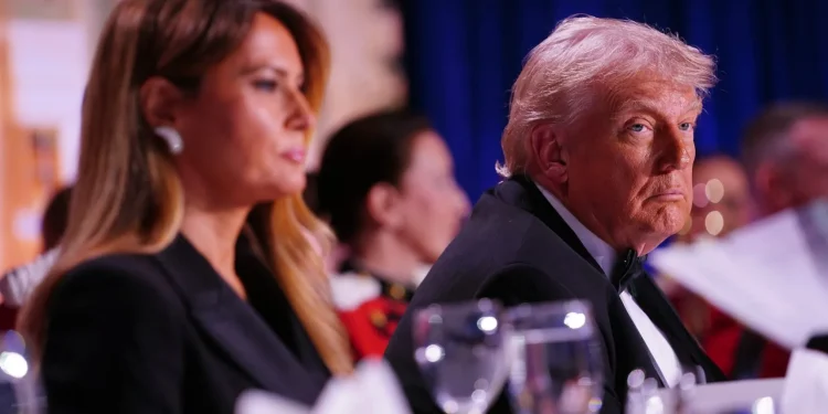 Trump evacuated after gunfire at White House Correspondents dinner