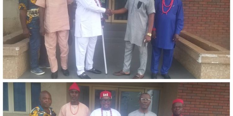 Obi Ndigbo Pays Courtesy Visit To Igbo Speaking Community BOT’s Chairman Dr. Jonathan Nnaji