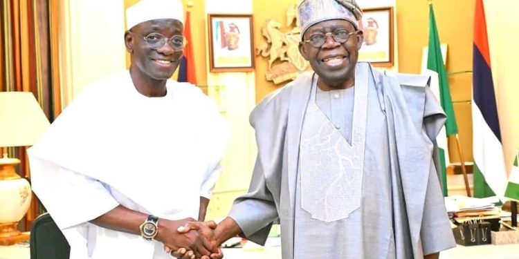 Gov Sule presents ‘preferred successor’, Sen Wadada to Tinubu