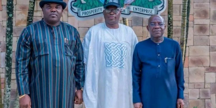 Otti Welcomes Ex-PDP Deputy Governorship Candidate To Labour Party