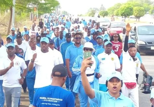 NAN holds 4th fitness walk, promotes wellness, team spirit