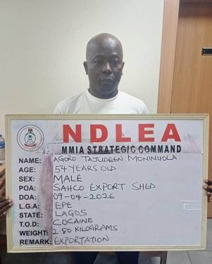NDLEA intercepts UK bound cocaine in food flasks