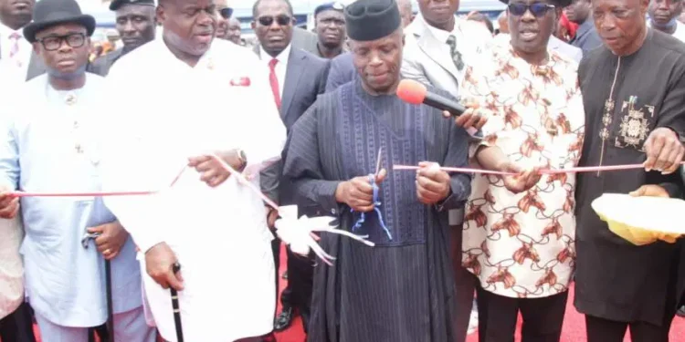 Osinbajo hails Diri’s infrastructural drive in Bayelsa