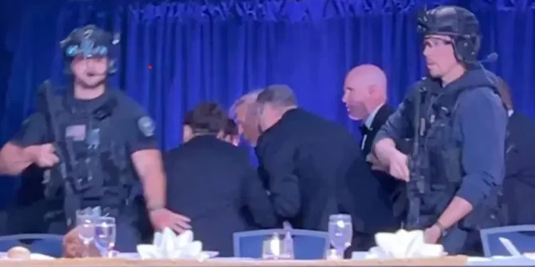 Trump evacuated as shooter opens fire at Washington gala