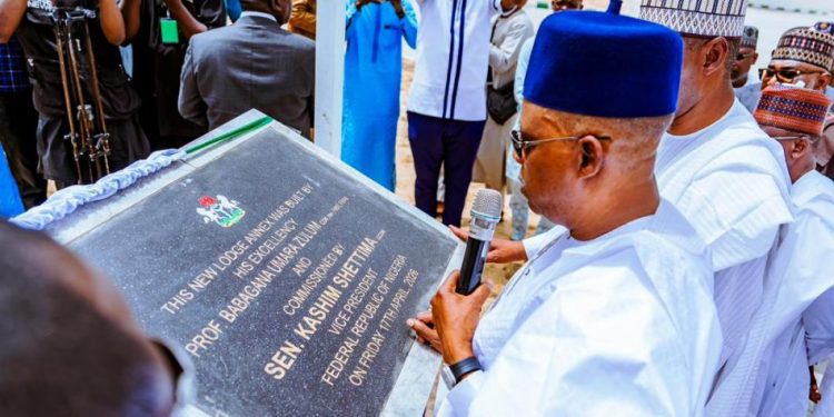 Shettima Inaugurates Multibillion Naira Lodge, Clinic, Others In Maiduguri