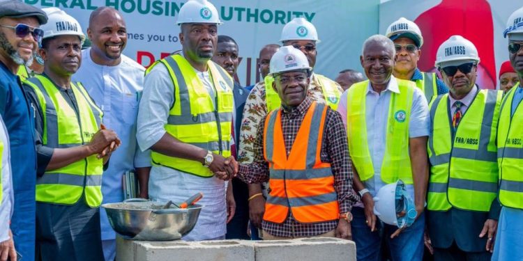 Otti Begins 1,200 Housing Units In Umuahia, Lauds FG Collaboration