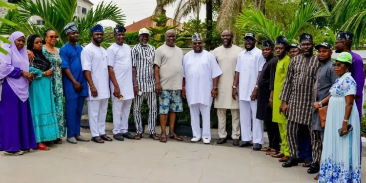Ajadi meets Fijabi family in Ibadan, calls for PDP unity ahead of 2027 polls