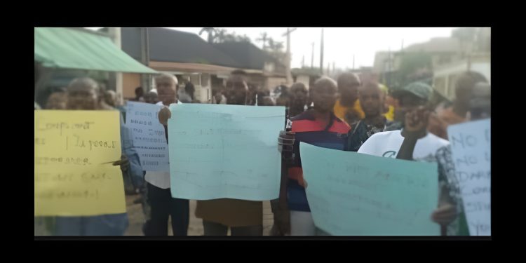 Residents of Lagos community protest 18 months without electricity