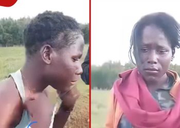 Drama as man who disguises as woman to allegedly rob travellers at night is caught, taught lesson