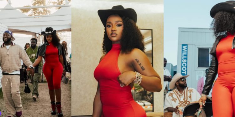 “She posted wow”- Davido Reacts as Chioma Adeleke Shares Rare Coachella Photos