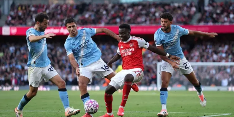 Premier League title race hits boiling point as Arsenal face Man City test