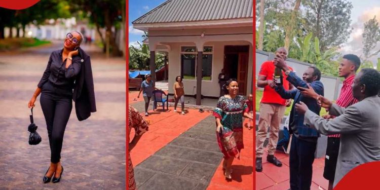 Viral this week: Emotional moment as woman builds dad house, Meru lady builds parents KSh 10m house