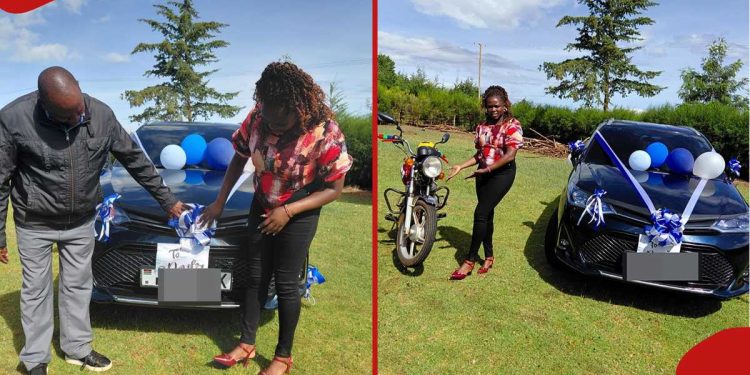 Kenyan woman living in UK gifts dad brand new car: "Show of gratitude"