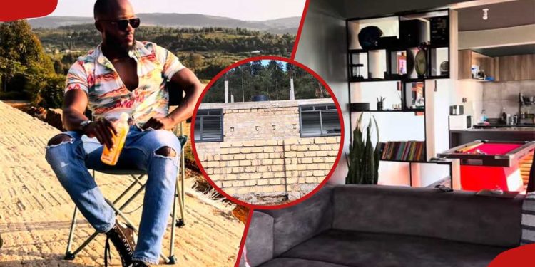 Kenyan man builds house on hill with magnificent design, gives tour: "Started with KSh 400k"