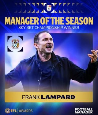 Lampard wins Championship Manager of the Season award