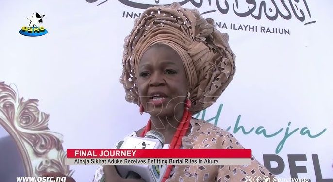 Tributes as Mama Aduke is Laid to Rest