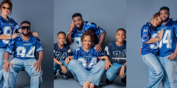 I gave my children the most supportive father “- Actress Uche Nnanna Marks 12th Wedding Anniversary With Husband